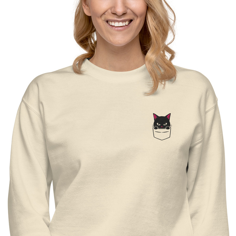 PeekaBoo Cat Unisex Premium Sweatshirt 10