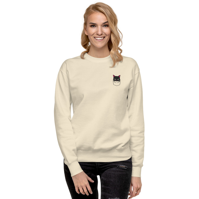 PeekaBoo Cat Unisex Premium Sweatshirt 3