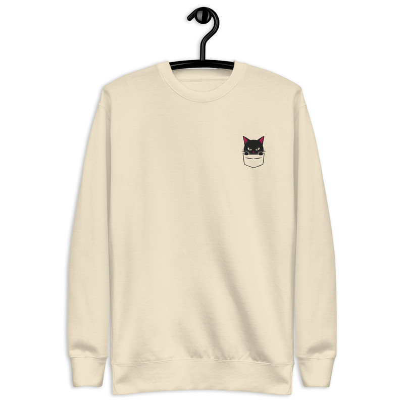 PeekaBoo Cat Unisex Premium Sweatshirt 6