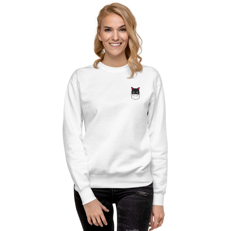 PeekaBoo Cat Unisex Premium Sweatshirt 13