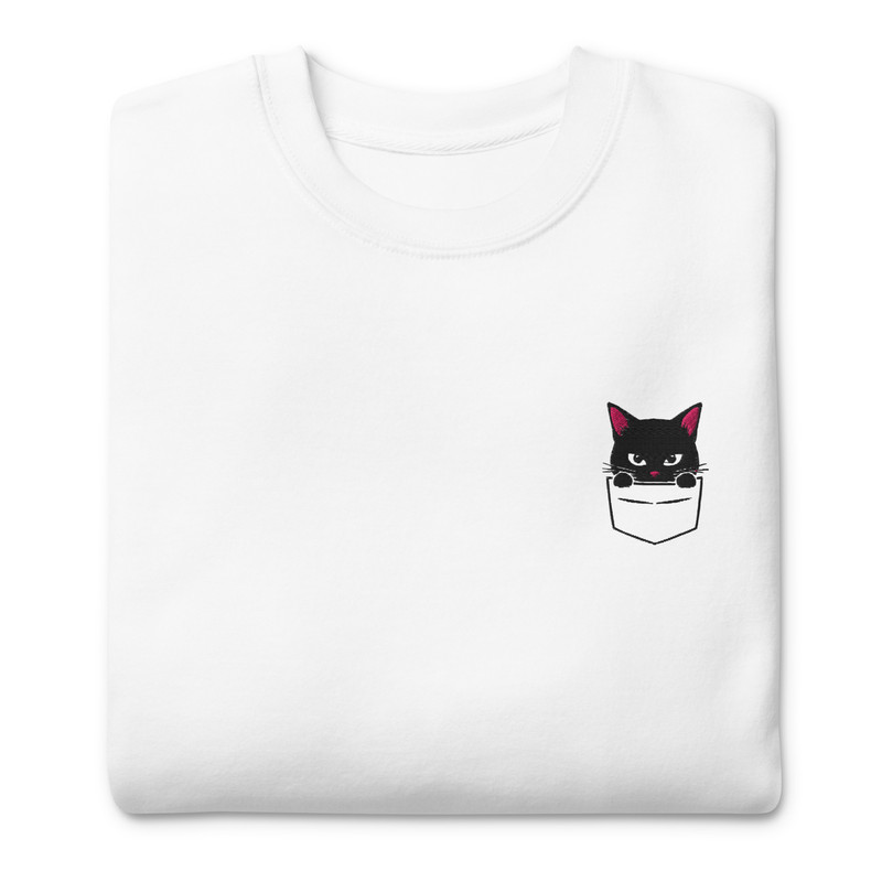 PeekaBoo Cat Unisex Premium Sweatshirt 15