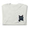 PeekaBoo Cat Pocket Unisex Tshirt 4