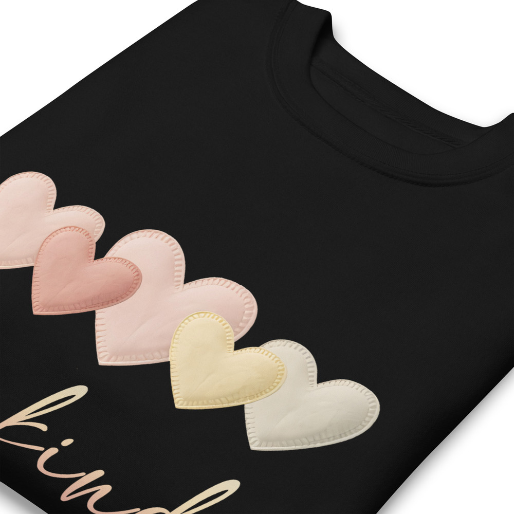 Be Kind Heart Unisex Premium Sweatshirt 13