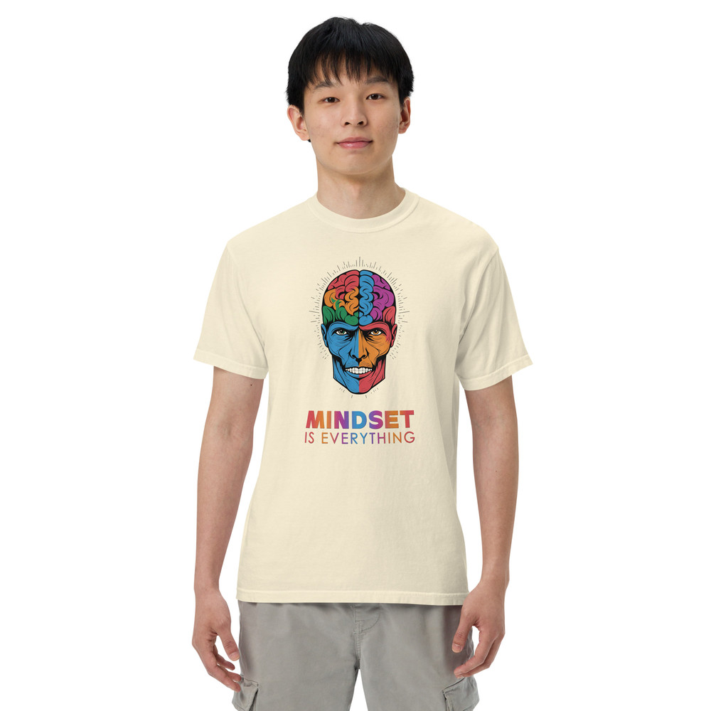Mindset Is Everything Unisex Garmentdyed Heavyweight Tshirt 8