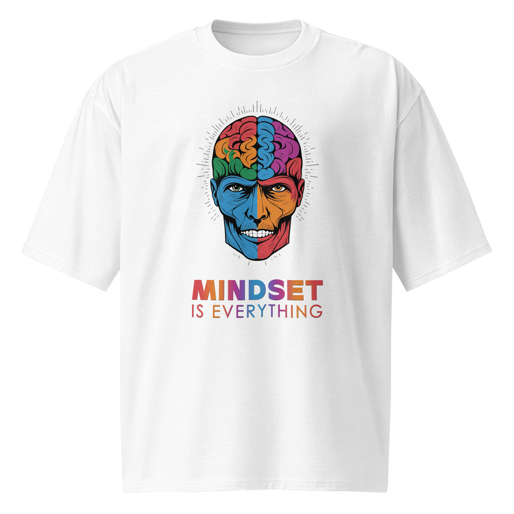 Mindset Is Everything Oversized Heavyweight Tshirt 3