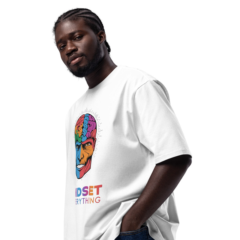 Mindset Is Everything Oversized Heavyweight Tshirt 8