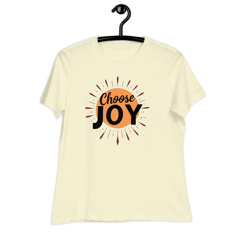 Choose Joy Womens Relaxed TShirt Inspirational Graphic TShirt Positive Vibes Tee Motivational Shirt 6