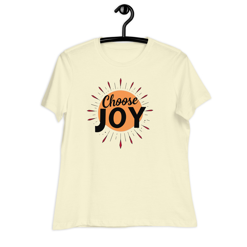 Choose Joy Womens Relaxed TShirt Inspirational Graphic TShirt Positive Vibes Tee Motivational Shirt 6