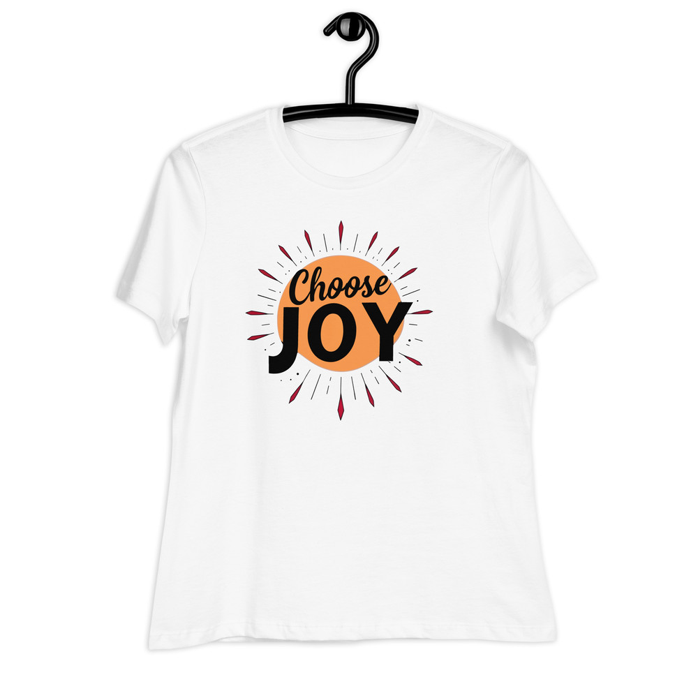 Choose Joy Womens Relaxed TShirt Inspirational Graphic TShirt Positive Vibes Tee Motivational Shirt 14