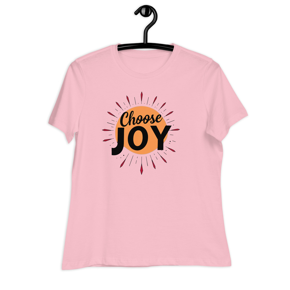 Choose Joy Womens Relaxed TShirt Inspirational Graphic TShirt Positive Vibes Tee Motivational Shirt 11