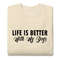 Life Is Better With My Dogs Unisex Premium Sweatshirt 0