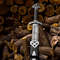 Northmen Sword Hand Forged Damascus Steel Viking Battle Ready Medieval Cosplay 4
