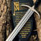 40 Custom Handmade JON SNOW Sword Replica GOT Series With Wall Plaque  Shaeth 4