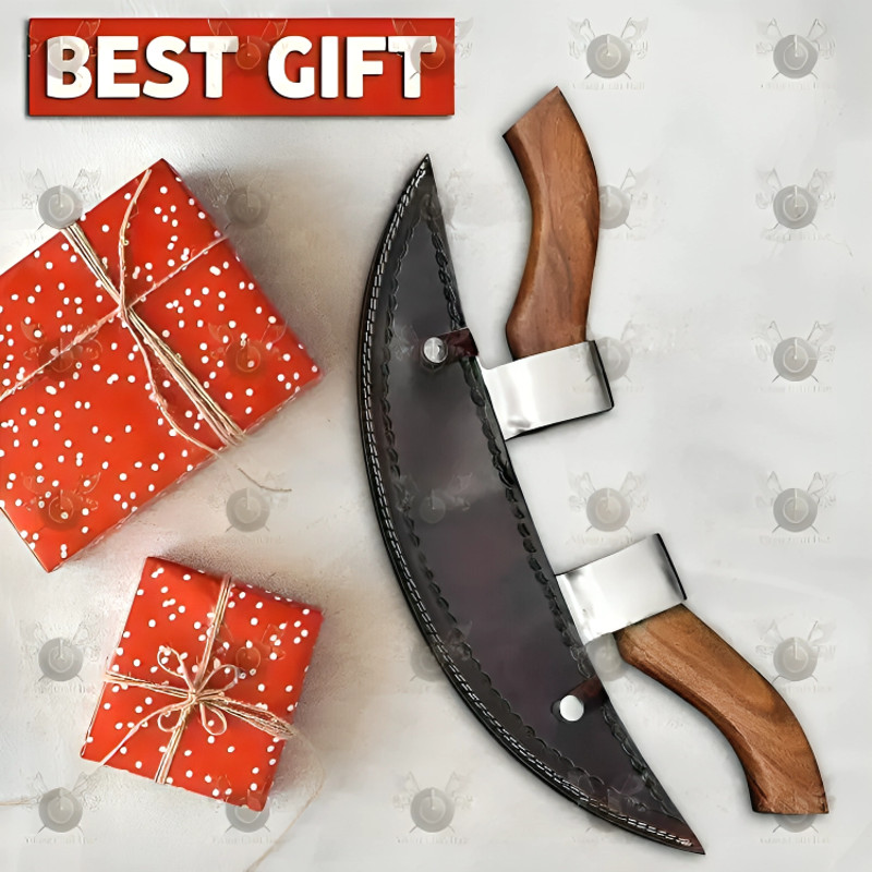 Handmade Viking Pizza Axe Carbon Steel Axe Hatchet Tomahawk Axe With Cover 1