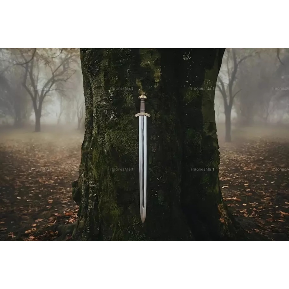 Hand Forged Carbon Steel Medieval Viking Sword Sharp Blade Battle Ready Gift Him 2