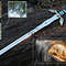CUSTOM Hand Forged Stainless Steel The LEGEND Of ZELDA Full Tang Skyward Links Master Sword With Sc 4