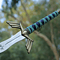 CUSTOM Hand Forged Stainless Steel The LEGEND Of ZELDA Full Tang Skyward Links Master Sword With Sc 1