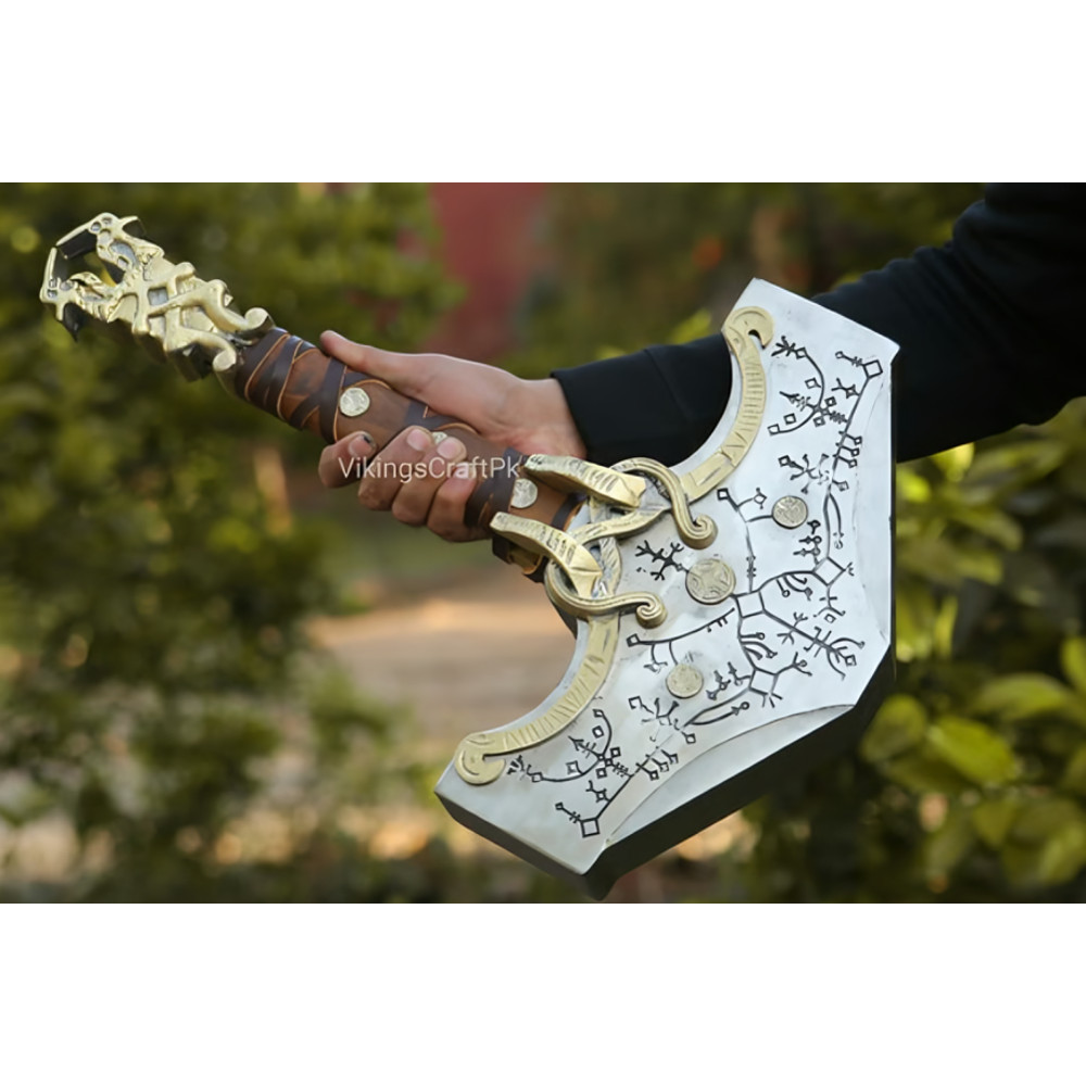God Of War Ragnarok God Of War Hammer Thor Hammer God Of War Real Hammer Kratos Metal Cosplay Weapo 4