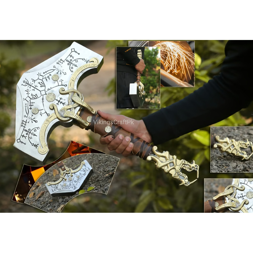 God Of War Ragnarok God Of War Hammer Thor Hammer God Of War Real Hammer Kratos Metal Cosplay Weapo 9