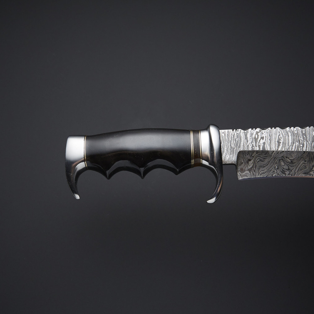 Custom Handmade Beautiful Hunting Damscus Blade Bowie Knife 3