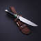 Custom Handmade D2 Tool Steel Hunting Bowie Knife 0