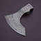 Custom Handmade Beautiful Hunting Axe Damascus STeel Blade 2
