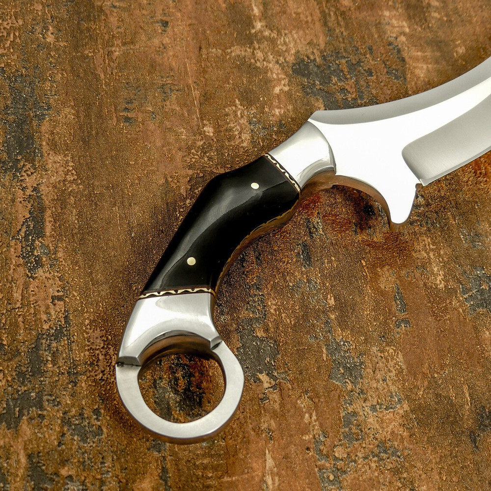Custom Handmade Karambite Knife With D2 Steel Blade Gift For Him 1