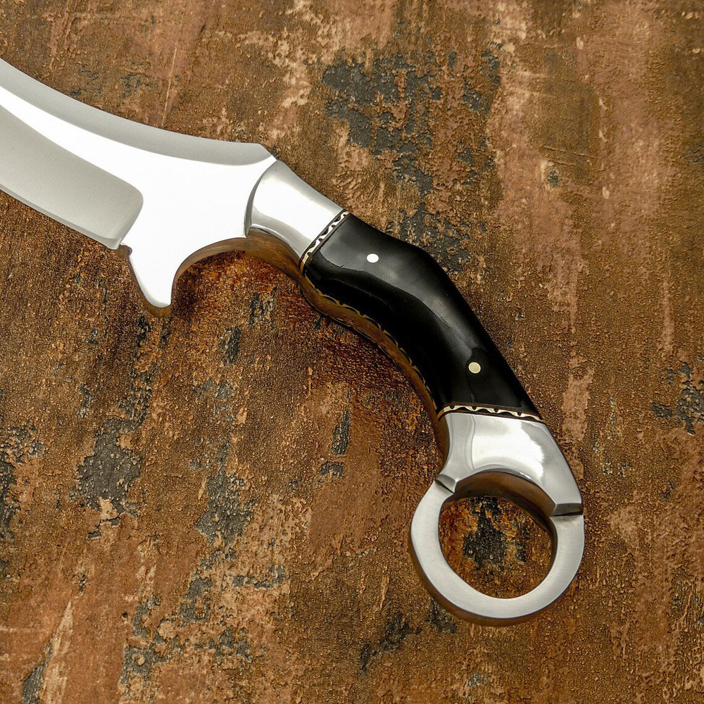 Custom Handmade Karambite Knife With D2 Steel Blade Gift For Him 3
