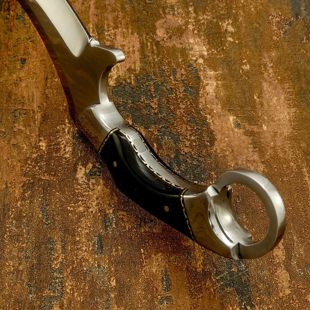 Custom Handmade Karambite Knife With D2 Steel Blade Gift For Him 4