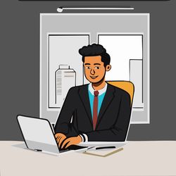 15 unique office worker vector icons – download in eps, jpeg, and adobe illustrator formats