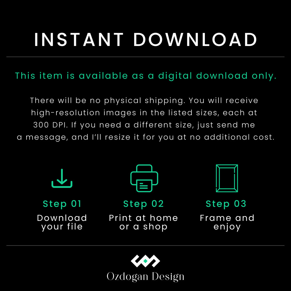 Inner Wilderness Digital Double Exposure Portrait Download Printable Poster Highquality JPEG In