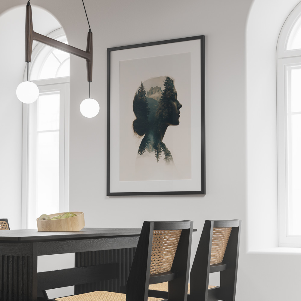 Inner Wilderness Digital Double Exposure Portrait Download Double Exposure Portrait Natureinspir 5