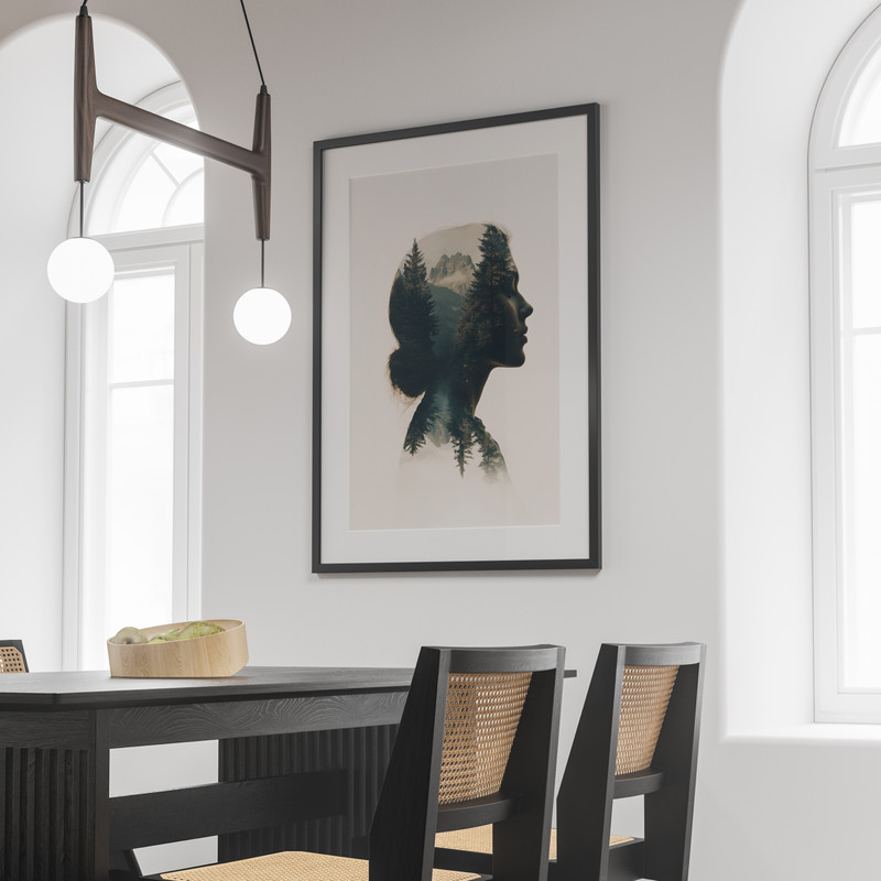 Inner Wilderness Digital Double Exposure Portrait Download Double Exposure Portrait Natureinspir 5