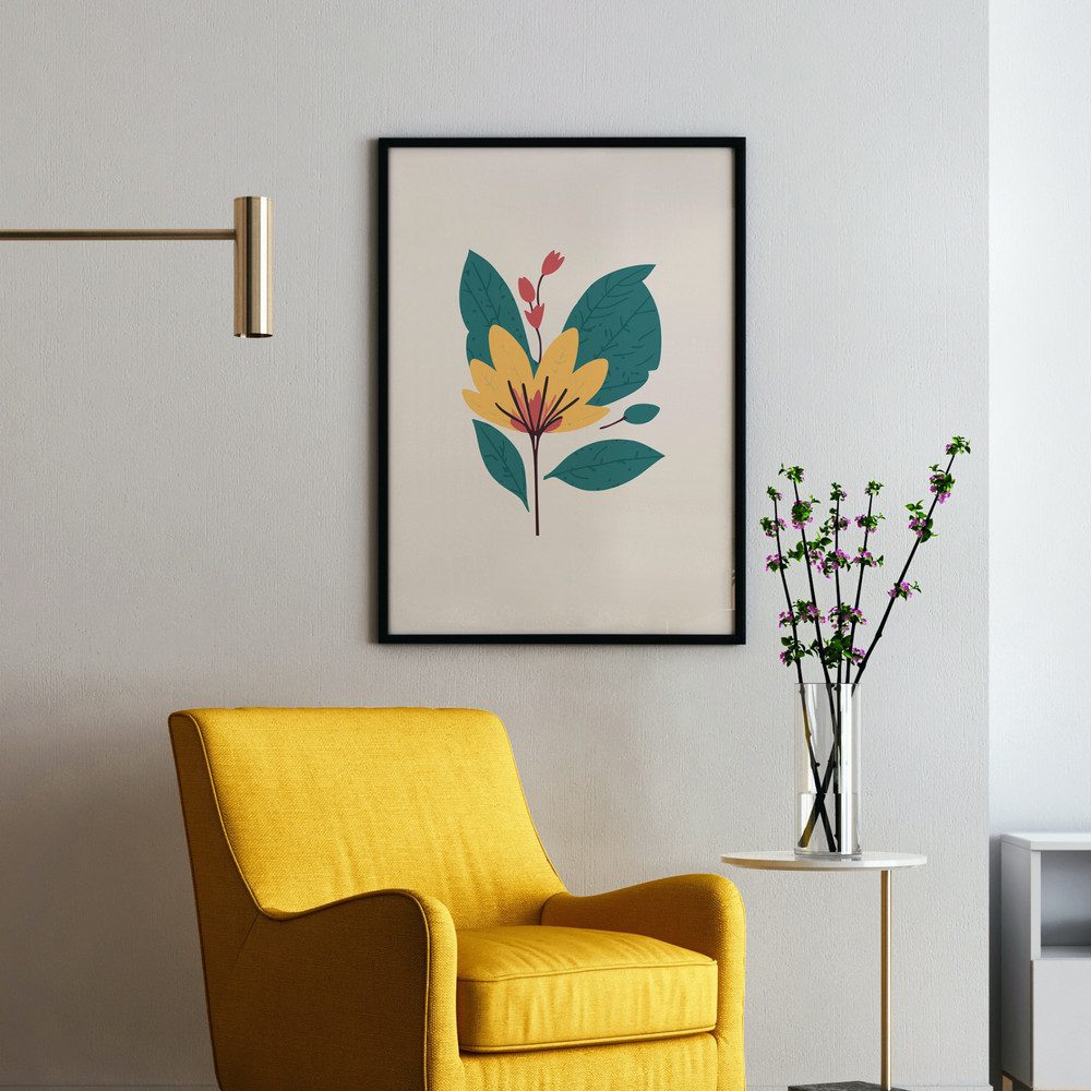 Minimalist Vector Floral Illustrations Digital Download Minimalist Floral Illustration Botanical 2