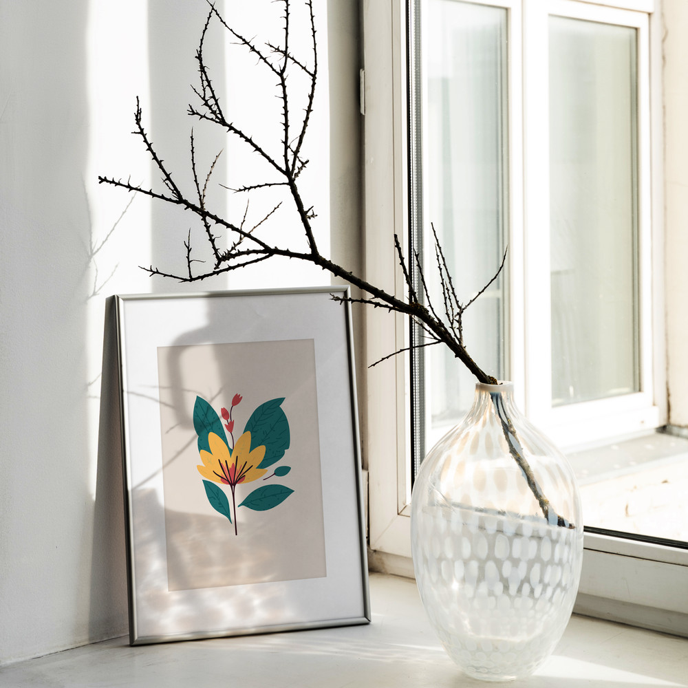 Minimalist Vector Floral Illustrations Digital Download Minimalist Floral Illustration Botanical 3