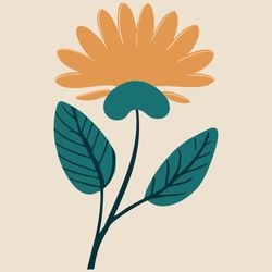 minimalist vector floral illustrations | digital art prints instant download art printable wall art home decor prints