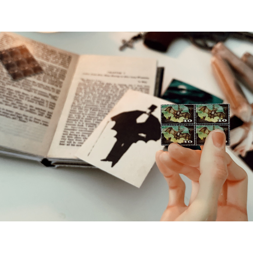 Dracula By Bram Stoker Digital Download Mini BJD Doll Book Halloween Dollhouse Props 5