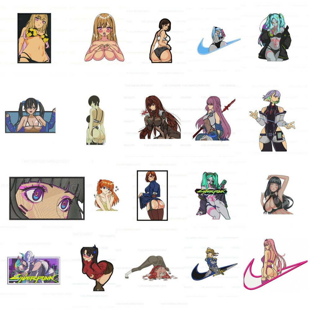 400000 Brother Embroidery Designs  PES Files  Huge Anime Floral  Holiday Collection 2