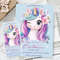 Editable Unicorn Invite For Unicorn Birthday Invitation For Kid Party Invitation Rainbow Unicorn In 0