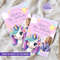 Unicorn Birthday Invitation Editable Template Rainbow Unicorn Party Invite For Girls Magical Kid Bi 1