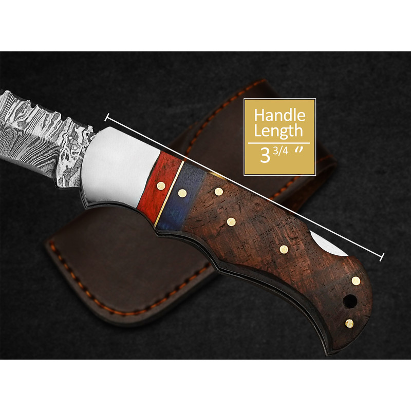 Custom Handmade Pocket Knife Gift For Him Folding Knife Back Lock Knife Gift For Her EDC Knife Gift