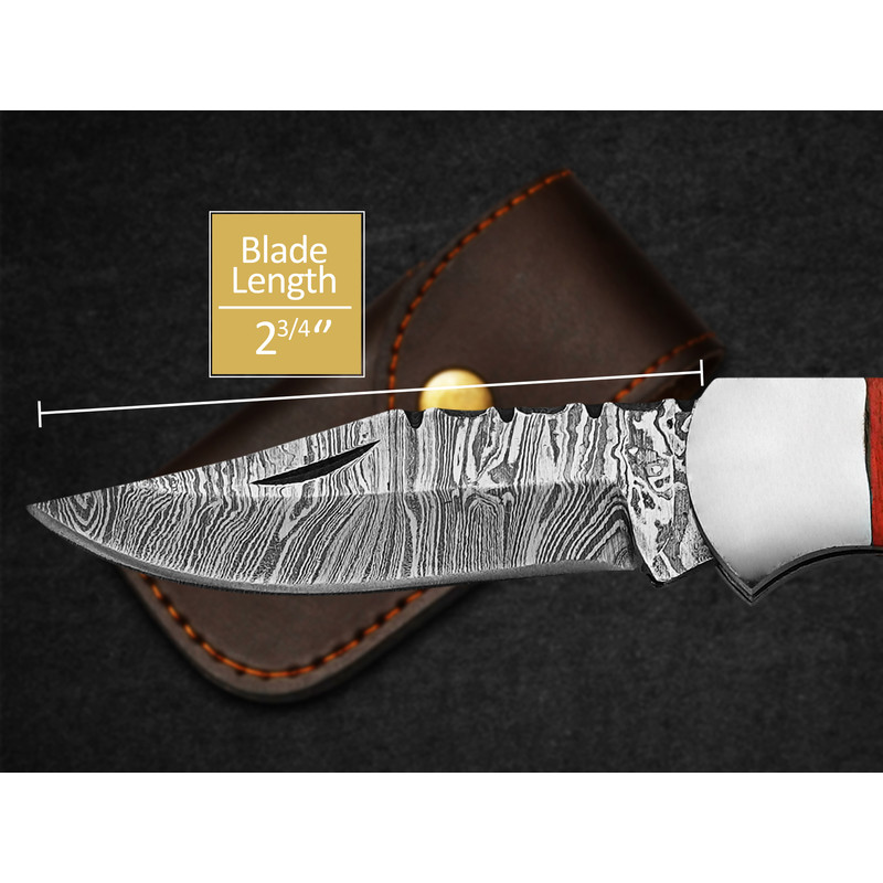 Custom Handmade Pocket Knife Gift For Him Folding Knife Back Lock Knife Gift For Her EDC Knife Gift