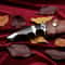 Custom 216 Layers Damascus Steel Bowie Knife 15 Handmade Hunting Knife With Leather Sheath 1