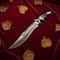 Custom 216 Layers Damascus Steel Bowie Knife 15 Handmade Hunting Knife With Leather Sheath 3