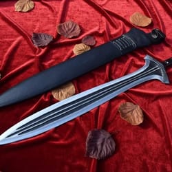 carbon steel roman gladius sword 24" handmade hunting camping sword collector gift | warrior sword
