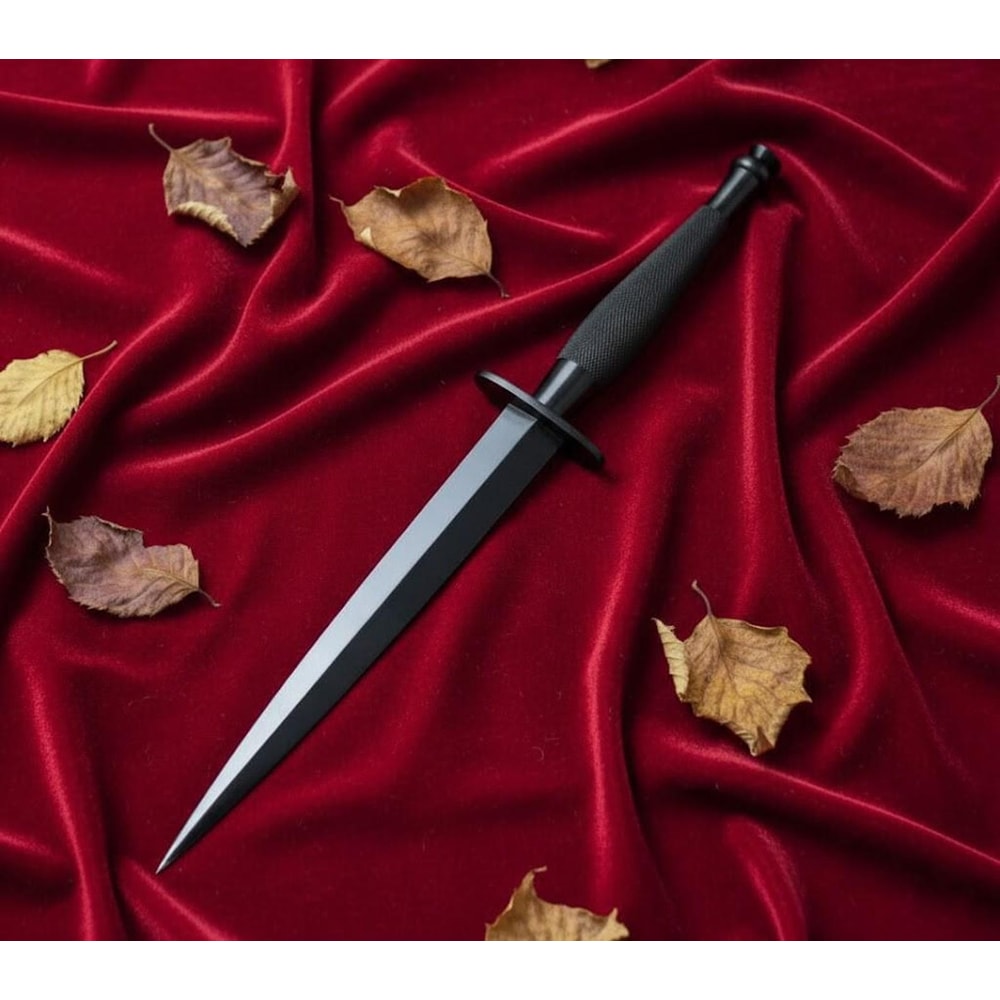 Fairbairn Sykes 2nd Pattern Commando Knife 11 Steel Handle British Army Dagger With Sheath 0