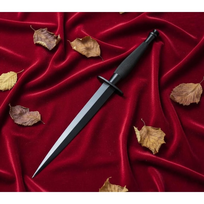 Fairbairn Sykes 2nd Pattern Commando Knife 11 Steel Handle British Army Dagger With Sheath 0