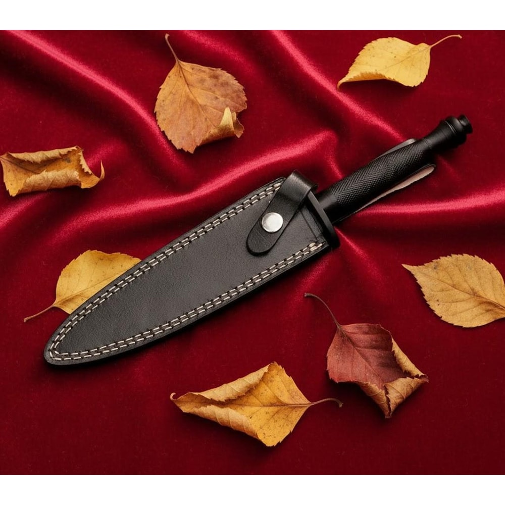 Fairbairn Sykes 2nd Pattern Commando Knife 11 Steel Handle British Army Dagger With Sheath 1