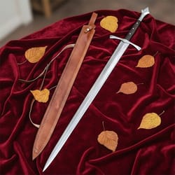 hand forged carbon steel sword 36" full tang rosewood handle handmade collector sword | bf gift