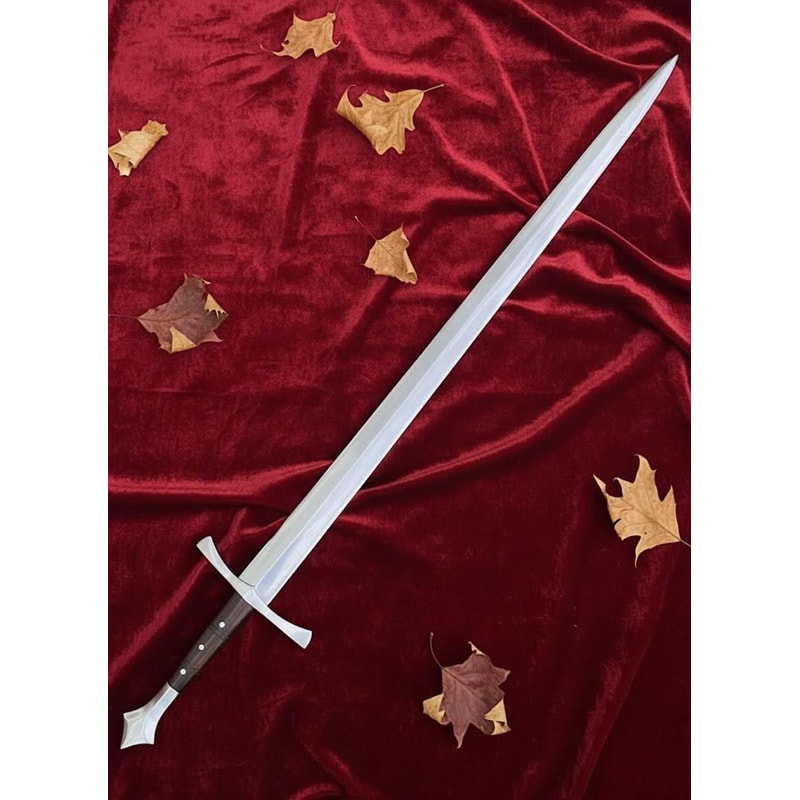 Hand Forged Carbon Steel Sword 36 Full Tang Rosewood Handle Handmade Collector Sword BF GIFT 2